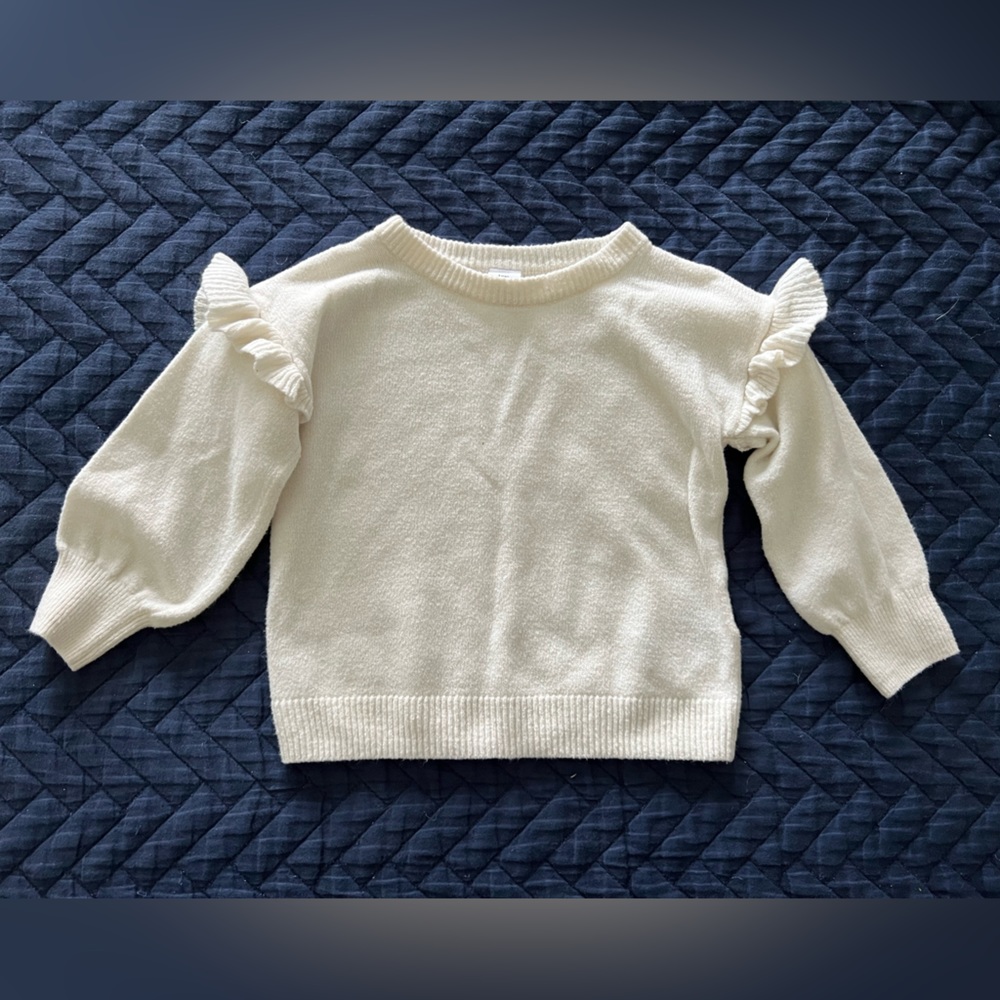 Gap Ruffle Crewneck Sweater, 2T